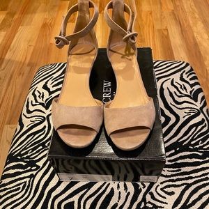 J Crew  in wedge lower heel shoes ! Very comfortable